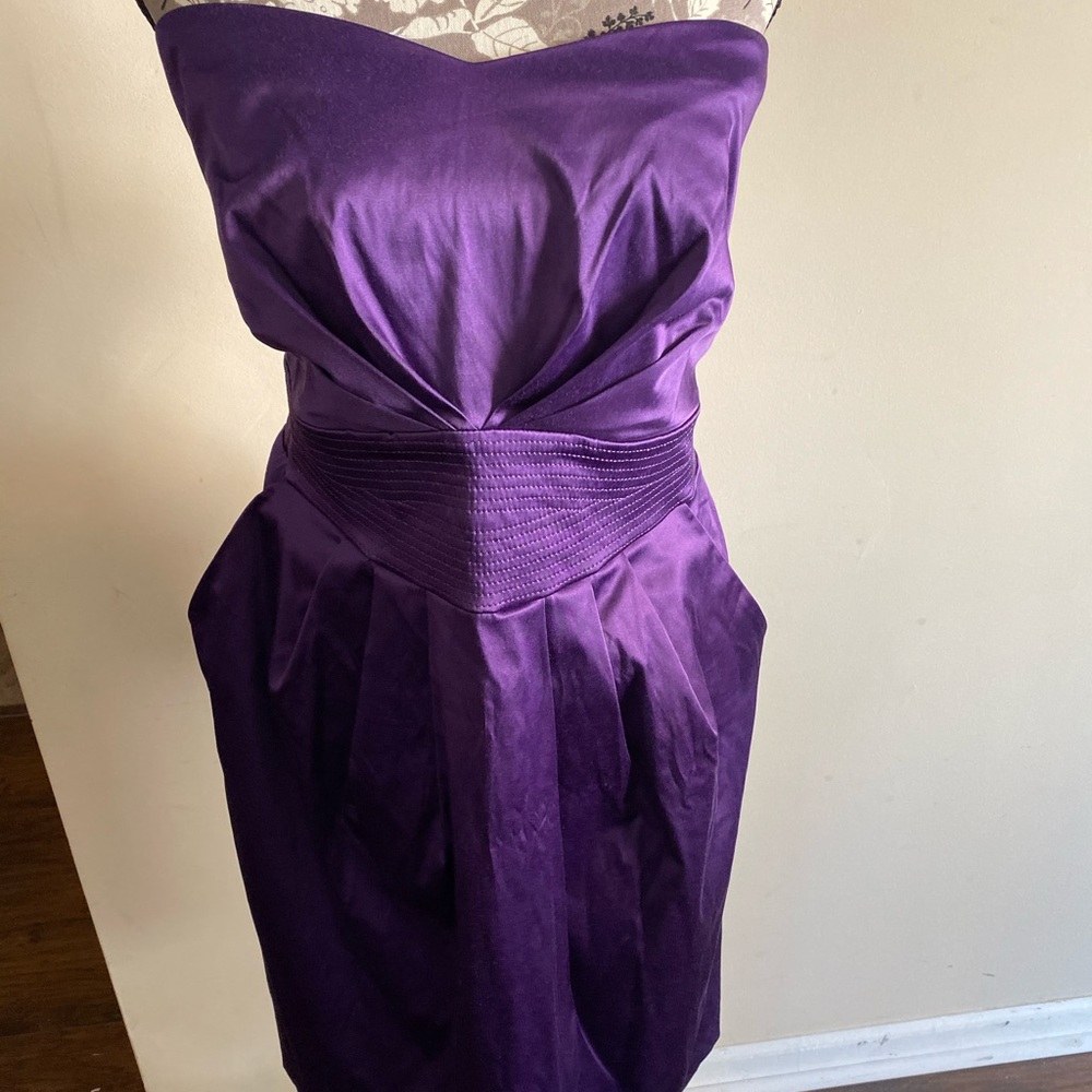 Purple party dress